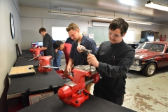 Students in the Automotive Program