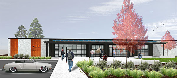 Architectural rendering of the RCC High Technology Center.