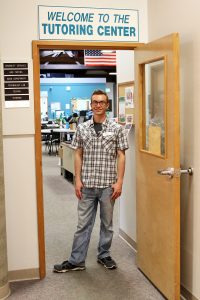 Jeremy Smith is peer tutor at the RCC Riverside Campus Tutoring Center. A new training program is boosting learning.