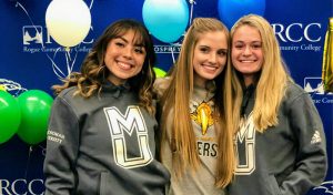 RCC sophomores Logan Billy, McKenna Frison and Lara Nuttall have all signed on to play soccer next season with NAIA universities.