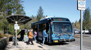 JCT bus at Redwood campus