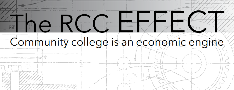 The RCC effect on a set of gears Community college is an economic engine