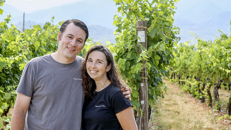 Eric and Amy Walport received the 2019 Outstanding Alumni Award from the Rogue Community College Foundation.