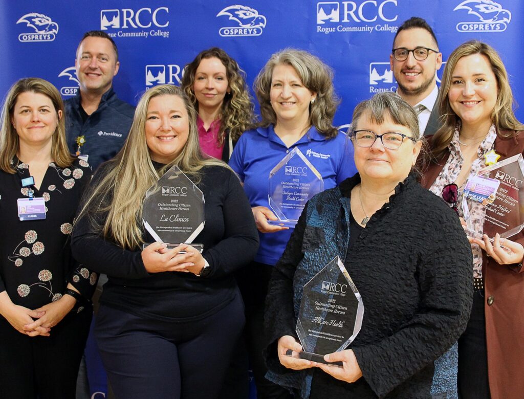 Group photo of recipients of RCC's Outstanding Citizen Award