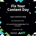 Fix your Content Day Accessibility Challenge