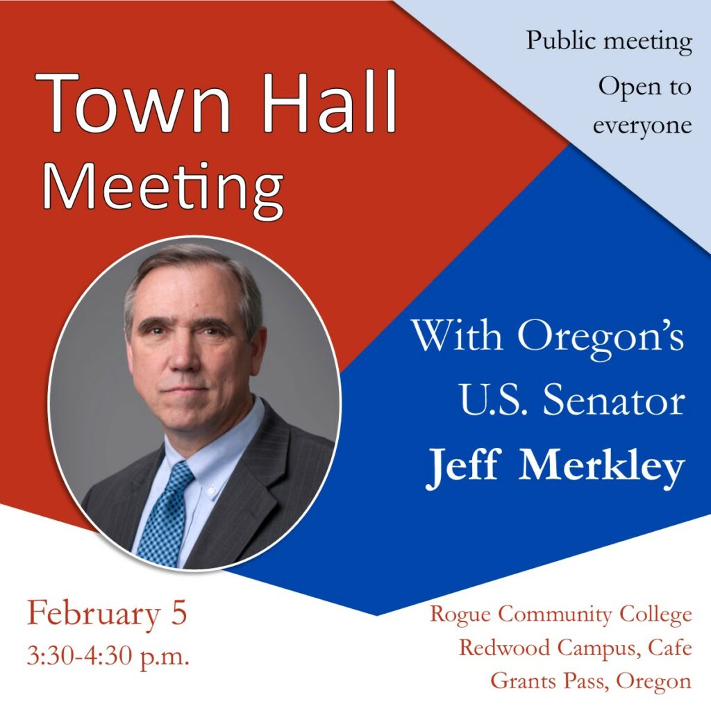 Town Hall Meeting with U.S. Sen. Jeff Merkley