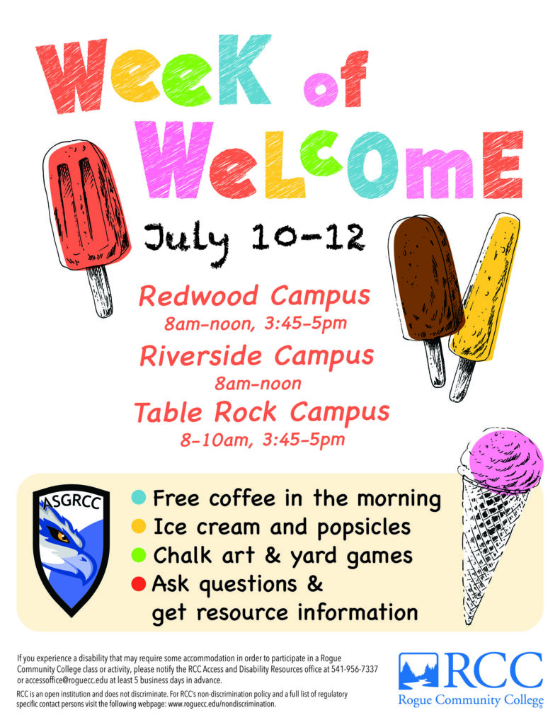Summer 2023 Week of Welcome Poster